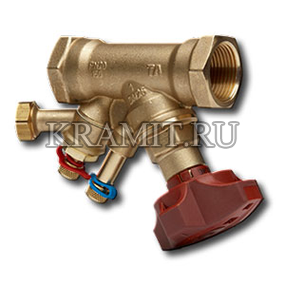 Балансировочный клапан STAD-R, c дренажем G 1/2", DN15, внутренняя резьба, PN20, AMETAL, 52273215