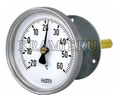 Термометр wika A48.10.080 -30...+50°C   L1=160x9мм медный сплав